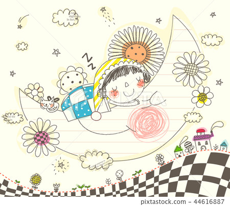 Children, concept, illustration 44616887