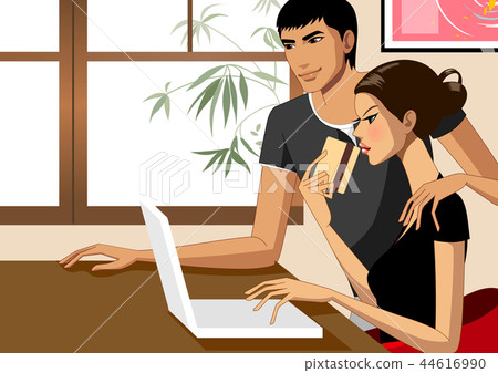 Couple, person, life, illustration 44616990