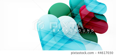 Colorful glossy arrows abstract background 44617030