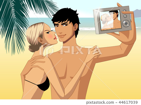 Couple, person, life, illustration 44617039