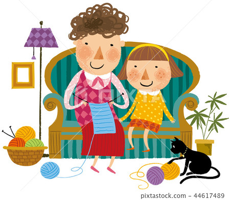 Family, happiness, illustration 44617489