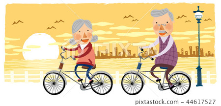 Elderly, retired, illustration Elderly, retired, illustration 44617527