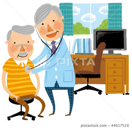 Elderly, retired, illustration Elderly, retired, illustration 44617528