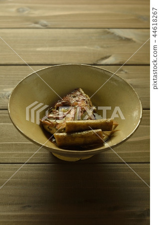 Simmered sea bream 44618267