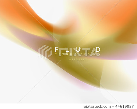Background abstract - liquid colors wave flow 44619087