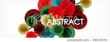Circle composition abstract background Circle composition abstract background 44619343