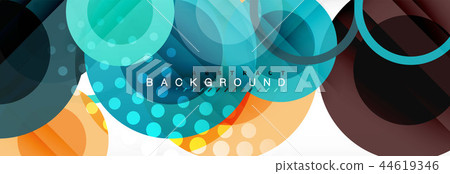 Circle composition abstract background 44619346