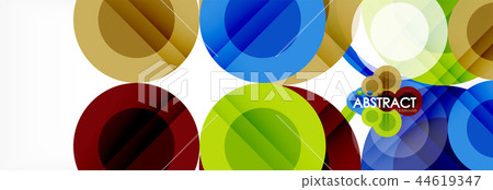 Overlapping circles design background Overlapping circles design background 44619347