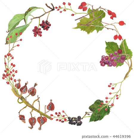 Autumn grass wreath Autumn grass wreath 44619396