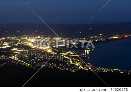 Night view of Mutsu city 44620378