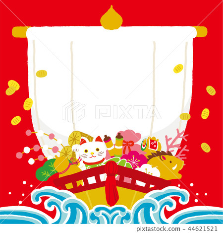 Treasure ship illustration Treasure ship illustration 44621521