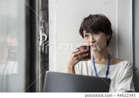 商務電腦女人杯 44622345