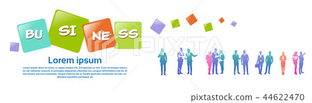 colourful business people silhouette, group of diversity businessman, successfull team concept colourful business people silhouette, group of diversity businessman, successfull team concept 44622470