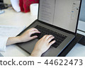 Laptop Typing 44622473