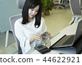 Counting dollars during work 44622921