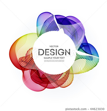 Abstract colorful vector background, color flow wave for design brochure, website, flyer. Abstract colorful vector background, color flow wave for design brochure, website, flyer. 44623830