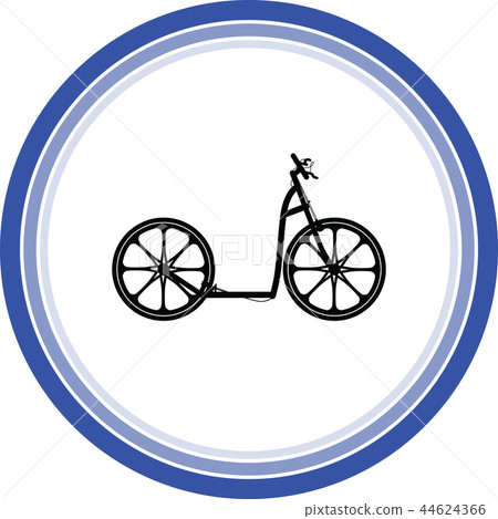 retro scooter 44624366