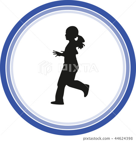 runner silhouette vector runner silhouette vector 44624398