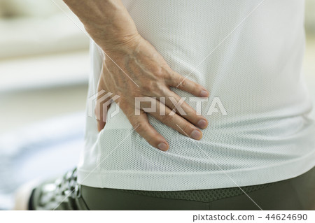 Middle-aged man backache 44624690