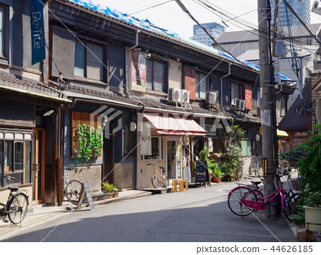 Street corner of Nakazaki-cho, Kita-ku, Osaka City 44626185