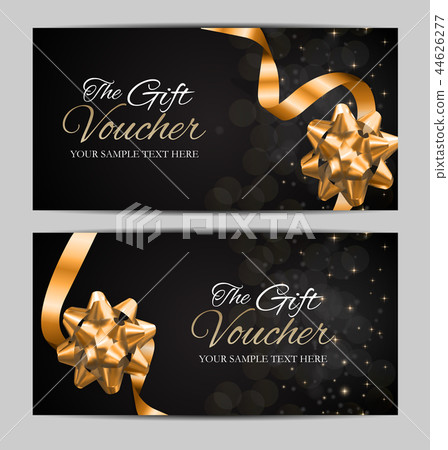Luxury Members, Gift Card Template for your Business Vector Illustration 44626277
