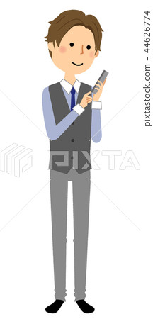 Young male smartphone 44626774