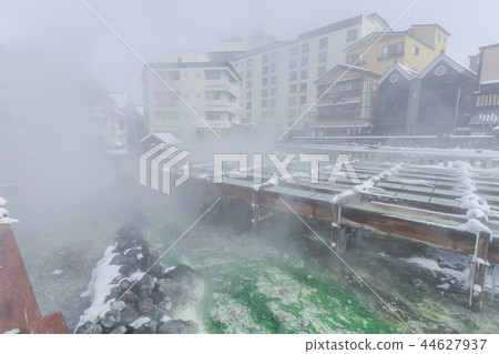 Kusatsu Onsen is a hot spring resort located   44627937