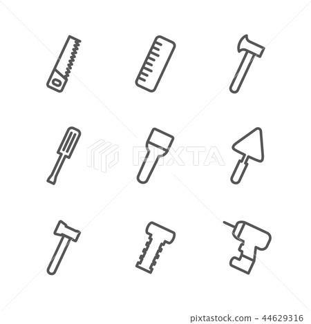 Tool outline icon 44629316