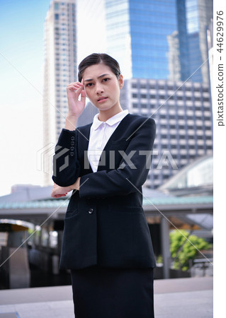 Business Concepts. Businessmen are stressed in the city. Busines 44629976