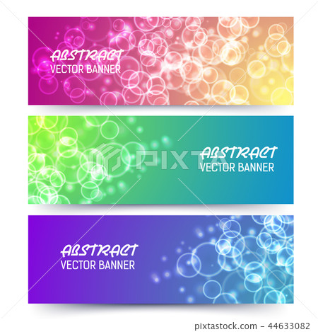 bokeh banner background vector illustration design 44633082