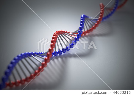 DNA image: red 44633215
