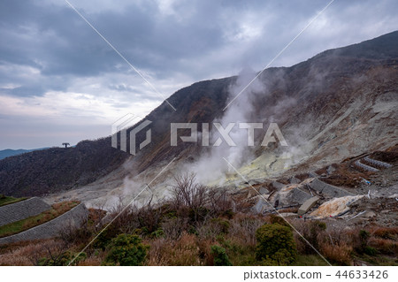 箱根箱根富馬地區火山氣體硫酸氣體硫化氫氣體活火山大涌谷硫磺煙霧旅遊目的地山 44633426