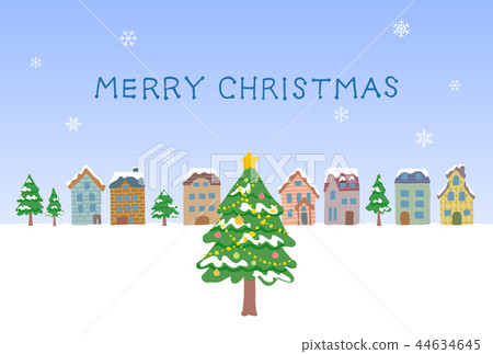 Greeting card merry christmas 44634645