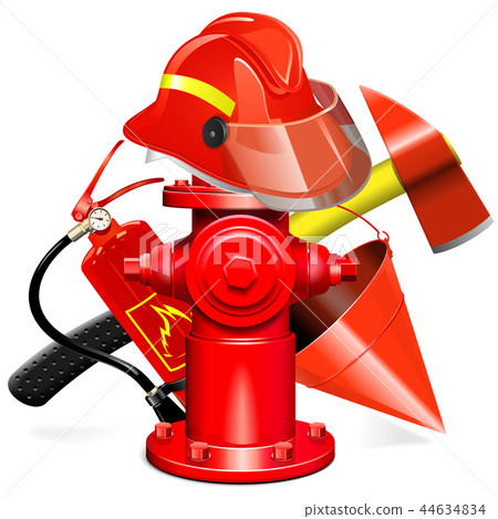Fire Prevention Equipment Concept with Hydrant 44634834