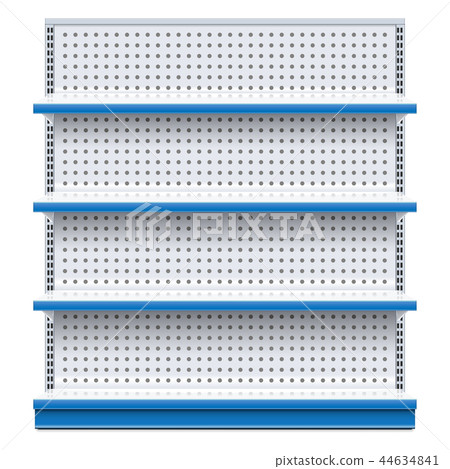Vector Blue Supermarket Rack 44634841