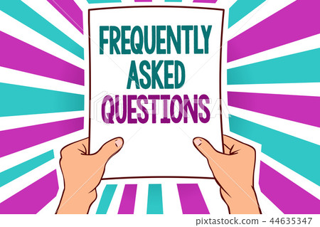 Word writing text Frequently Asked Questions 44635347
