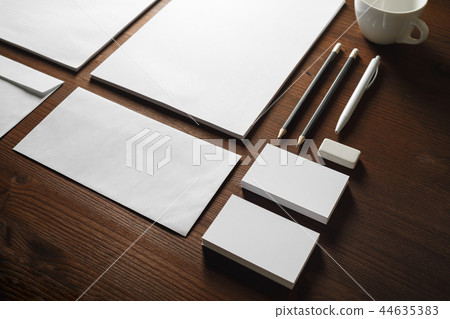 Blank corporate stationery Blank corporate stationery 44635383