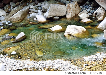 Atera River Mysterious colored mountain stream 44635489