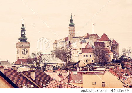 Mikulov castle, southern Moravia, Czech Mikulov castle, southern Moravia, Czech 44635689