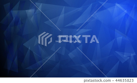 Transparency triangle of blue abstract background Transparency triangle of blue abstract background 44635823