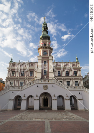 City Hall in the late afternoon the Sun 44636168