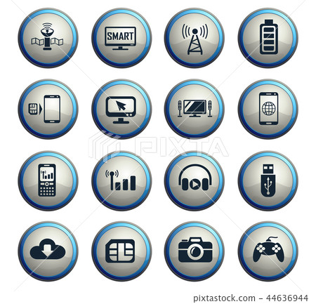 hi tech icon set 44636944