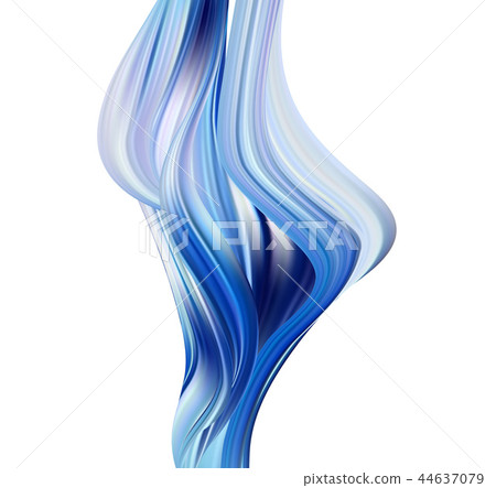 Abstract colorful vector background, color flow liquid wave 44637079