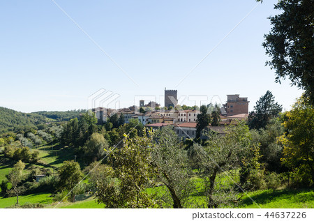 The beautiful Tuscany city Castellina, Italy 44637226