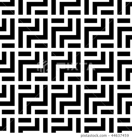 Abstract geometric pattern with stripes, lines. Abstract geometric pattern with stripes, lines. 44637459