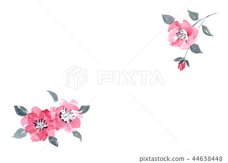 Japanese-style postcard template Side 44638448