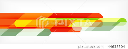 Abstract colorful lines, modern geometric background design 44638504