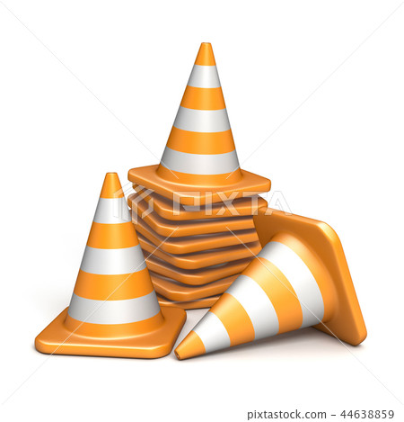Traffic cones 3D Traffic cones 3D 44638859
