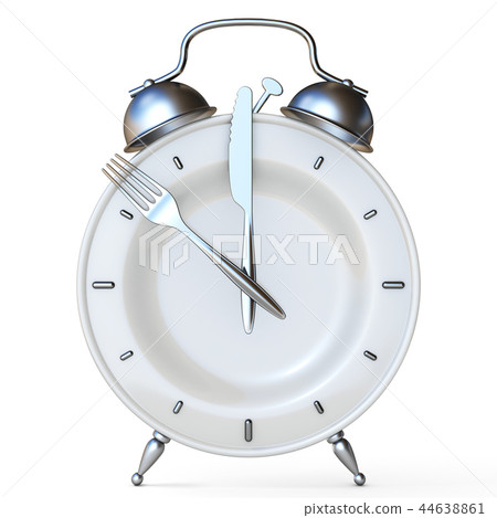 Alarm clock plate 3D Alarm clock plate 3D 44638861