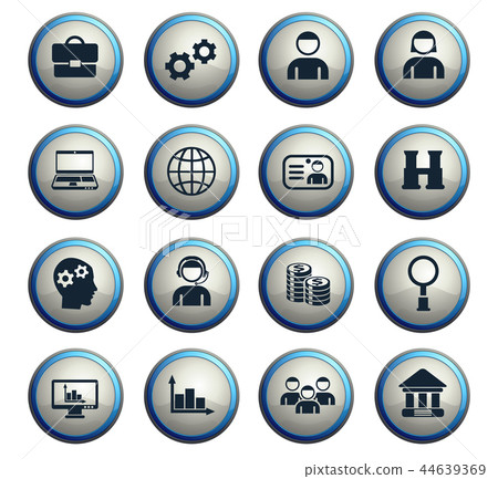 management icon set 44639369